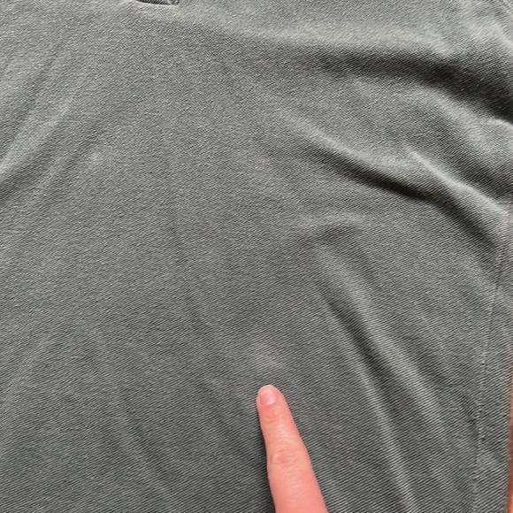 Lacoste muted olive/forest green polo. - Picture 3 of 3